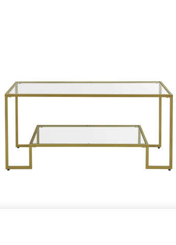 Журнальний столик Madison в стилі Loft золотистий Leobert (361951641)