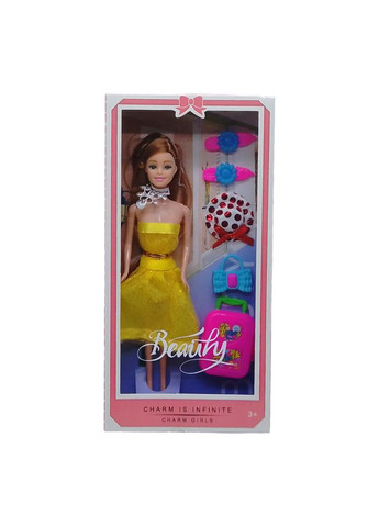 Кукла с аксессуарами "Beauty", желтая MIC (293057090)