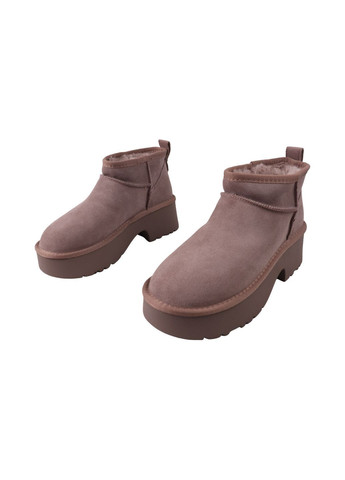 Угги женские капучино натуральная замша Sorte Lady 355-26ZU (362152411)