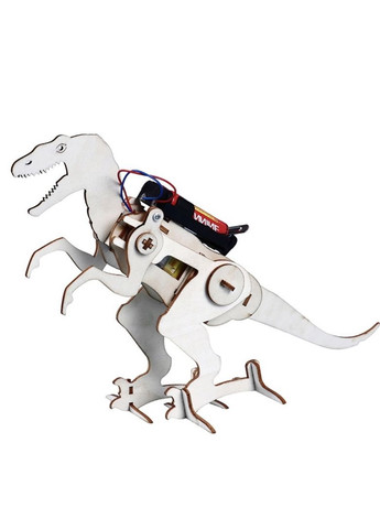 Дитячий розвиваючий науковий конструктор DIY "Рух динозавра" електронний з моторчиком China (366874775)