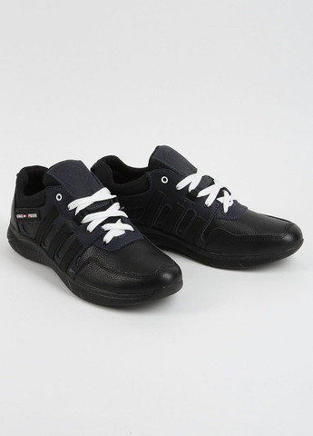 Черные кроссовки мужские кожаные 339607 Power