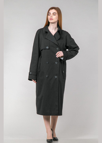 Тренч з котону CHICLY на гудзиках демісезон (293942778)