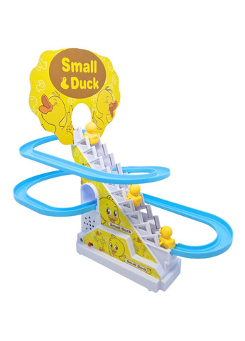 Каченята спускаються з гірки качечки електрична іграшка трек із качками качечками та звуковими ефектами Small Duck No Brand (315048266)