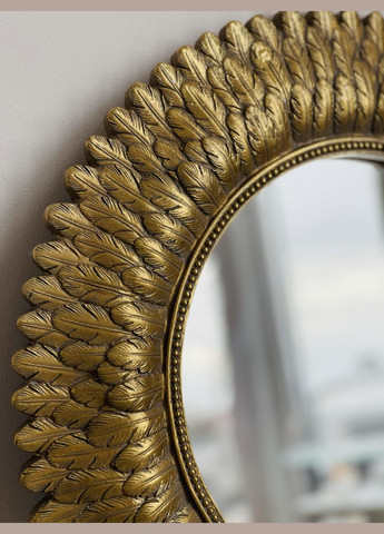 Дзеркало Астра, 41см, колір - зістарене золото No Brand (296780209)