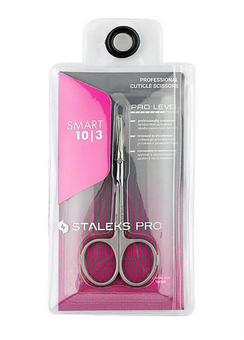 Ножиці манікюрні для кутикули Pro Smart 23 мм SS-10/3 Staleks (302725179)