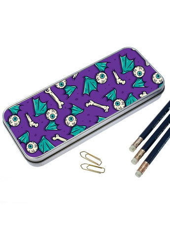 Пенал школьный для мальчика и девочки металлический обнаженная девушка 7*18 см. Silver No Brand (309160129)