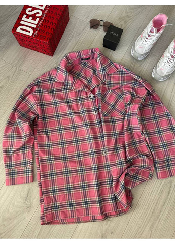 Сорочка oversize з фланелі — заміри в описі! DK/DL Мода без кордонів (362622622)