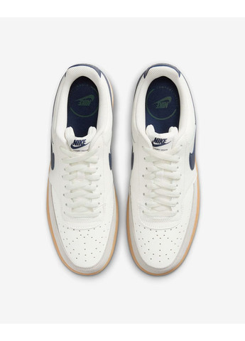 Білі Осінні кросівки court vision lo hf1068-133 Nike