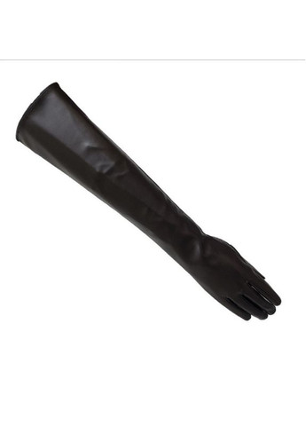 Високі рукавички жіночі із екошкіри кавовий Jannet Рукавички (324621053)