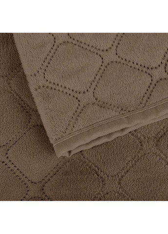 Євро покривало 220*240 см велюрове гіпоалергенне Коричневе (24360220240) ТЕП (364237722)