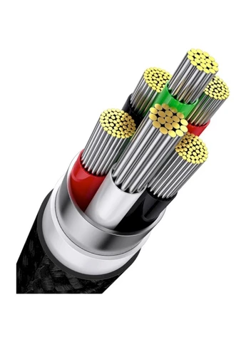 Кабель Flash Series Ⅱ One-for-three Fast Charging Data Cable USB to M+L+C 66W 1.2m Blue Baseus (380483081)