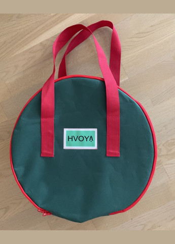 Сумка-чехол для хранения новогодних украшений круглая 40 см зеленая HVOYA (328908592)