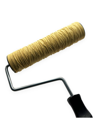 Валик з ручкою d8мм структурний шкіряний жовтий 200мм Olejnik (339669148)