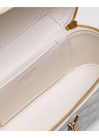 Сумка жіноча Gaby Vanity Leather Shoulder Bag Cream No Brand (355342207)