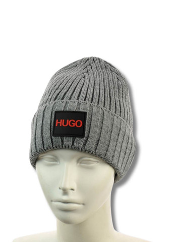 Зимняя шапка бини на флисе - HUGO No Brand Шапка біні (362697744)