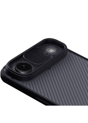 Карбоновая накладка CamShield Pro для Apple iPhone 17 Air (6.5") Transparent black Nillkin (366833070)