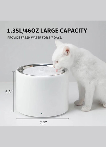 Поїлка Eversweet 3 PRO Smart Pet Drinking Fountain P4108 White PETKIT (276972709)