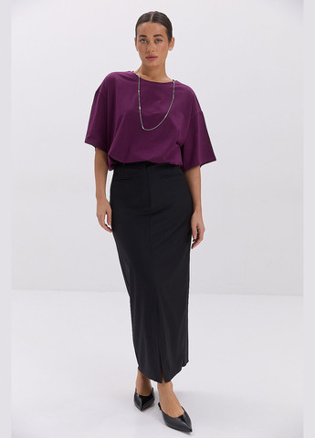 Женская oversize футболка коричневого цвета Arjen - (317233876)