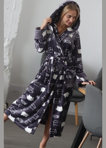 Халат с капюшоном Мягкий уютный Шарпей No Brand (315429396)