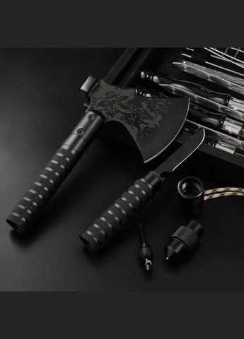 Шашличний набір—стіл "Grills G17" Чорний | Набір для справжнього відпочинку Handmade G017 (347645093)