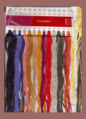 Набор для вышивания по нанесённой на канву схеме "Christmas snowman 5". AIDA 14CT printed, 34*29 см Joy Sunday (313614116)