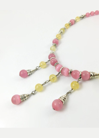 Ожерелье "Саманта" Кошачий глаз, Цитрин Fursa fashion (322444443)