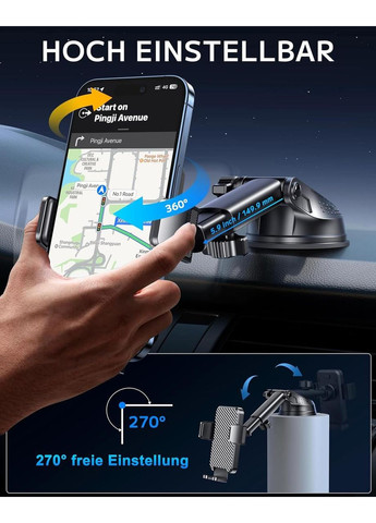 Автомобильный держатель BIPOPIBO. Держатель мобильного телефона 360 ° No Brand (359380418)