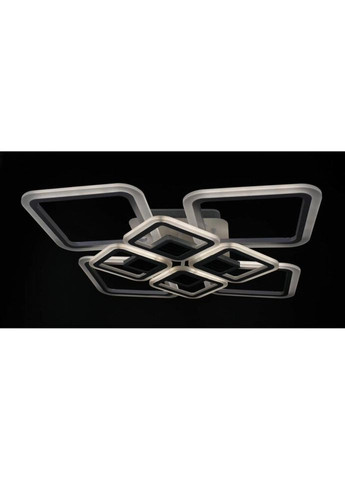 Люстра світлодіодна стельова LED світильник для квартири на стелю ледве з пультом 26031 Білий 11х59х59 см. Sunnysky (324396042)