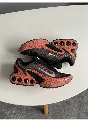 Кроссовки женские и мужские Nike Air Max DN safari black orange | Найк Аир Макс ДН черные оранжевые No Brand оранжевые демисезоны (361433178)