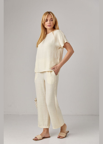 Літній костюм з брюками та футболкою Liton (296658543)