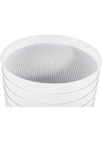 Сушилка овощей и фруктов HFD-51W White, 520W, управление механическое, 5 лотков, высота сушильного поддона 4см, диаметр 38см Holmer (360402965)
