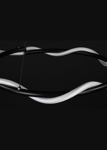 Люстра світлодіодна підвісна LED світильник для квартири на стелю лед 27943 Чорний 30-150х62х62 см. Sunnysky (364490743)