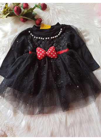 Чорна стильна тепла у стилі мінні маус No Brand (369964986)