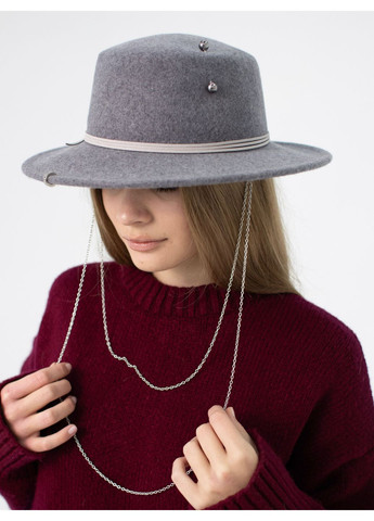 Капелюх вовняний канотьє з ланцюгом D.Hats (369716662)