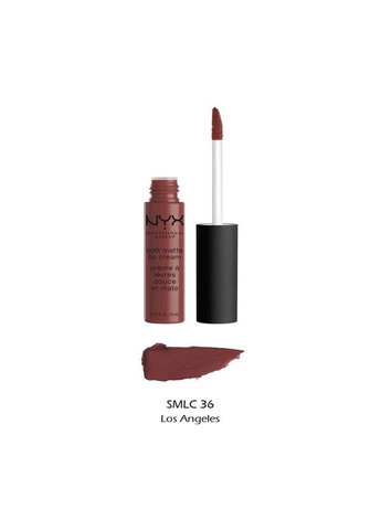 Матова помадакрем Soft Matte Lip Cream (8 мл) LOS ANGELES (SMLC36) NYX Professional Makeup (279364110)