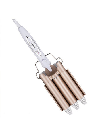 Потрійна плойка хвиля для волосся, від мережі, 170-220С, GM 1988/Щипці для завивання волосся/Плойка три хвилі Geemy (370256277)