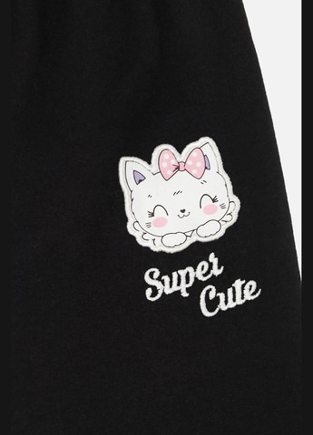 Спортивні штани для дівчинки колір чорний ЦБ-00258193 Timi Kids (301000191)