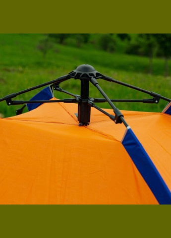 Намет автоматичний на 2 осіб 200*150*110 см, помаранчевий LU016 LUGI (353504701)