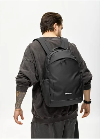Чоловічий рюкзак Zard Neo чорний 43х27x13см Sambag (399207475)