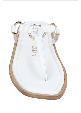 Стильні шкіряні шльопанці сандалі Stuart Weitzman шльопанці в'єтнамки (345122893)