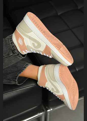 Кроссовки женские разноцветные на шнуровке Let's Shop комбинированные демисезоны (322846693)