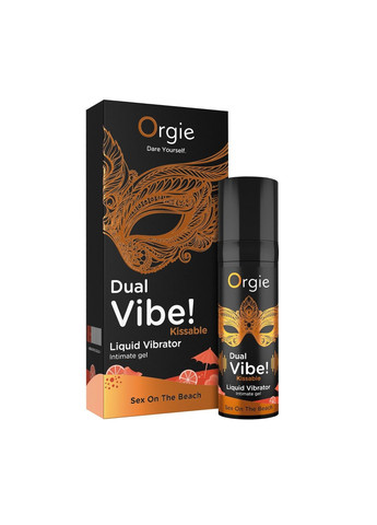 Жидкий вибратор коктейль Секс на пляже DUAL VIBE!, 15 мл Orgie (329447386)