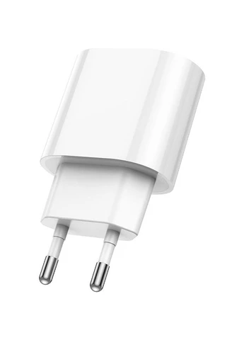 Мережевий зарядний пристрій C109A Fighter 20W USB-A + USB-C White [161691] Hoco (400898773)