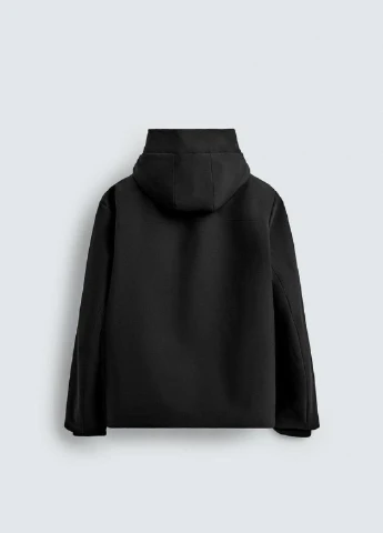 Черная демисезонная куртка Zara