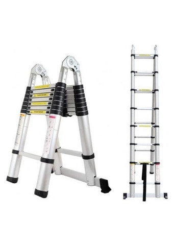 Драбина трансформер алюмінієва розкладна 4.4 м (2104618749) No Brand (367056633)
