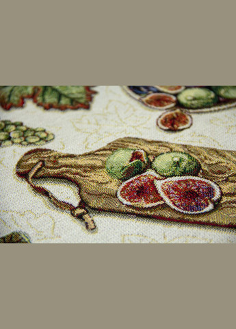 Скатерть гобеленовая нарядная для квадратного и прямоугольного стола Виноградная лоза. 100х100 Maystat (305390242)