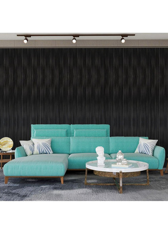 Рейка декоративна PS 2900х120х11мм Чорна SW-00002148 Sticker Wall (353967908)