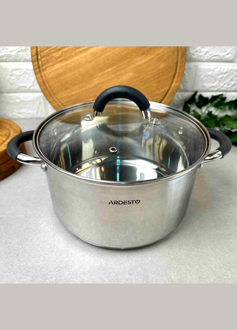 Маленька каструля 1.2л з ручками, що не нагріваються Pot Gemini Salerno Ardesto (303210895)