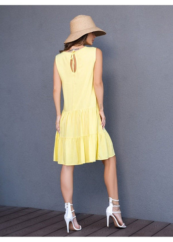 Жовтий повсякденний сукня issa pus 14104 жовтий ISSA PLUS