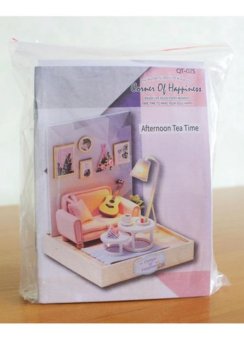 Румбокс Конструктор 3D Час для чаювання DIY Afternoon Tea Time Roombox QT-025 No Brand (362453285)